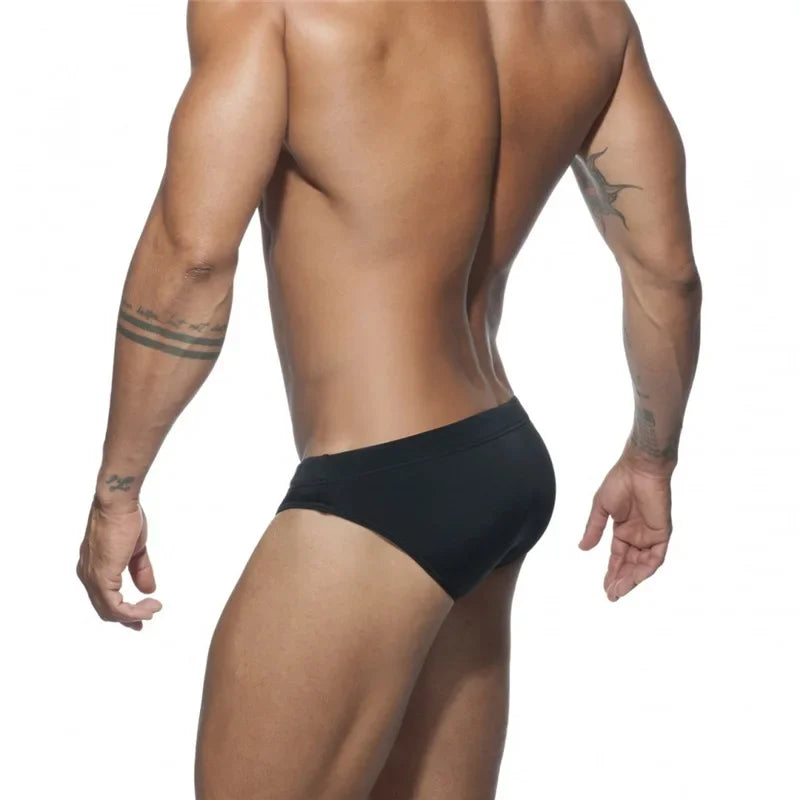 Solid Push up Men Neon Swim Bikni Brief Trunks Unerwear Sexy Swimwear Beach Surf Shorts Swimsuit Bathing Suit Sunga Panties