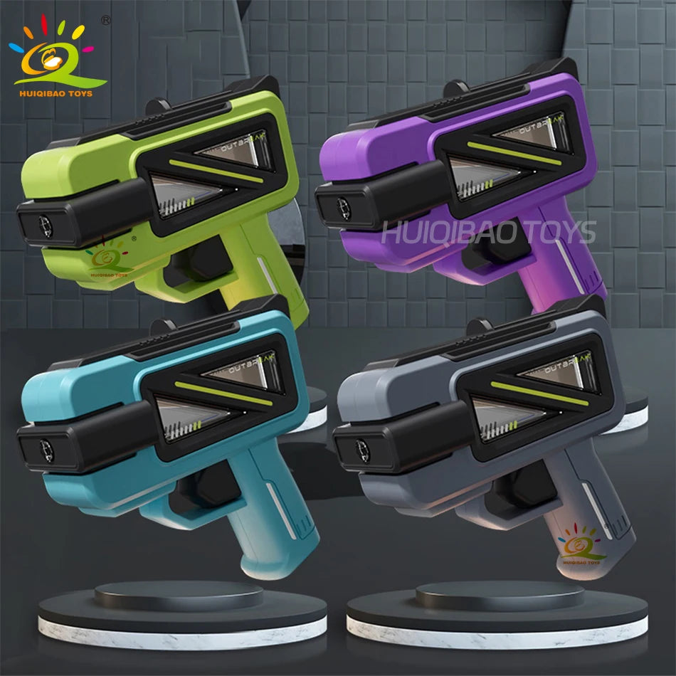2025 Technology Transparent Water Gun Pistol Shooting Toy Automatic Summer Outdoor Play Water Sports Beach Toys For Adults Gift