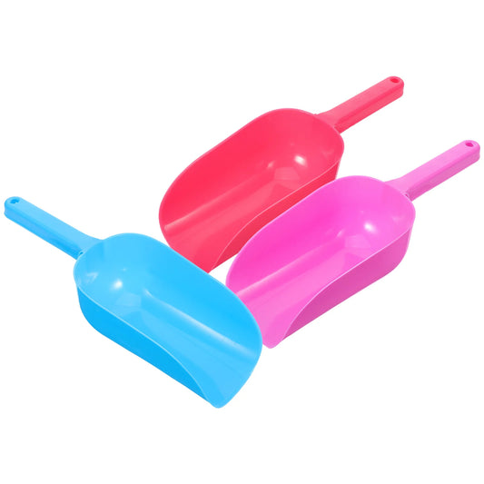 3 Pcs Flat Head Snow Kid Toy Kids Beach Toys Funny Child Sand Scoop for Short Hair