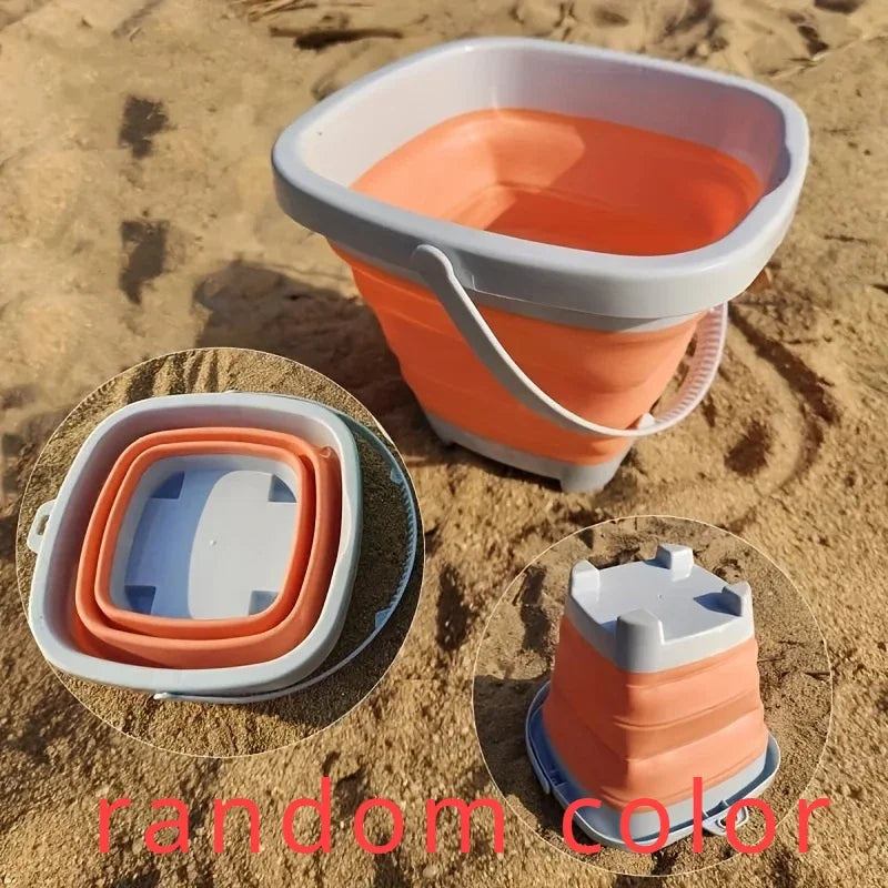 Kids Beach Sand Toys Set Beach Toys Sand Molds Beach Bucket Beach Shovel Tool Kit Sandbox Toys for Toddlers Outdoor Play Gift