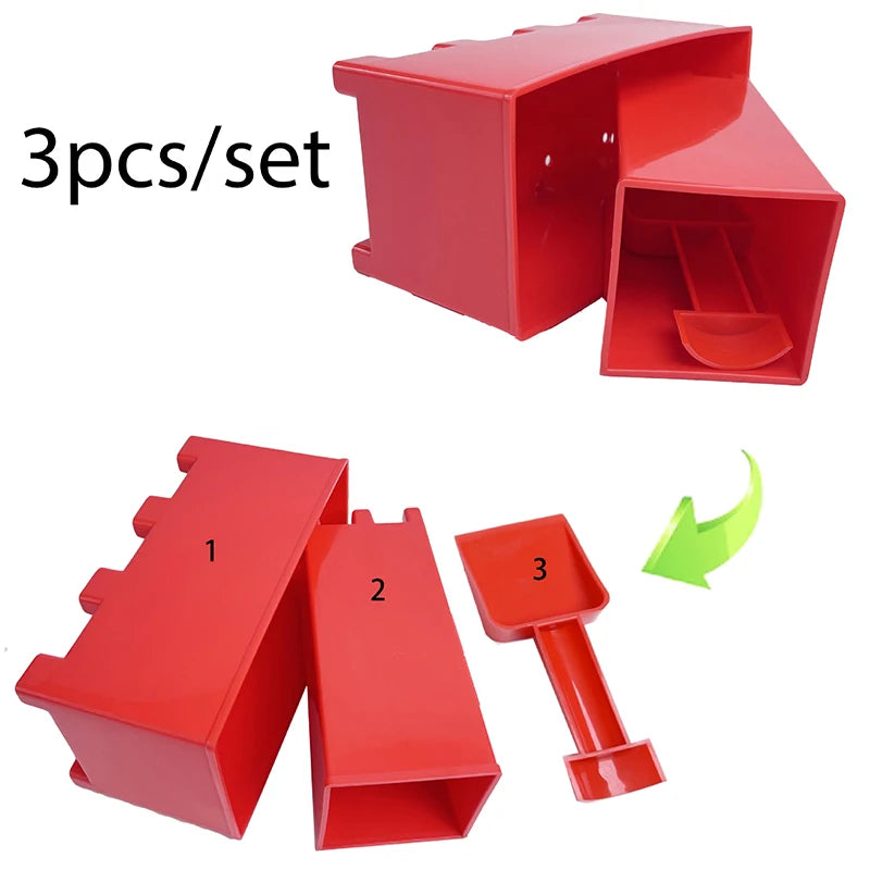 Children Snow Brick Mold Play Snow Tools Beach Toys Sandbox Castle Building Sand Brick Walls Molds Summer Outdoor Seaside Games