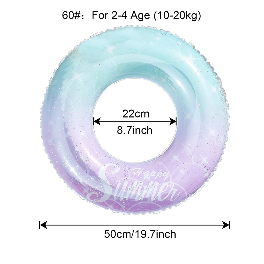 Starry Sky Swimming Ring for adults,Inflatable Pool floats beach toys,Tubes for floating for kids