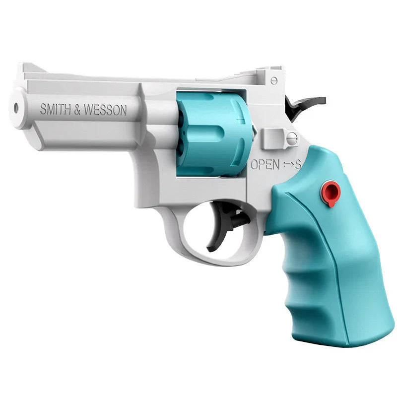 Revolver Water Gun Mechanical Continuous Water Gun Toy Outdoor Water and Beach Toys Kids Holiday Gifts