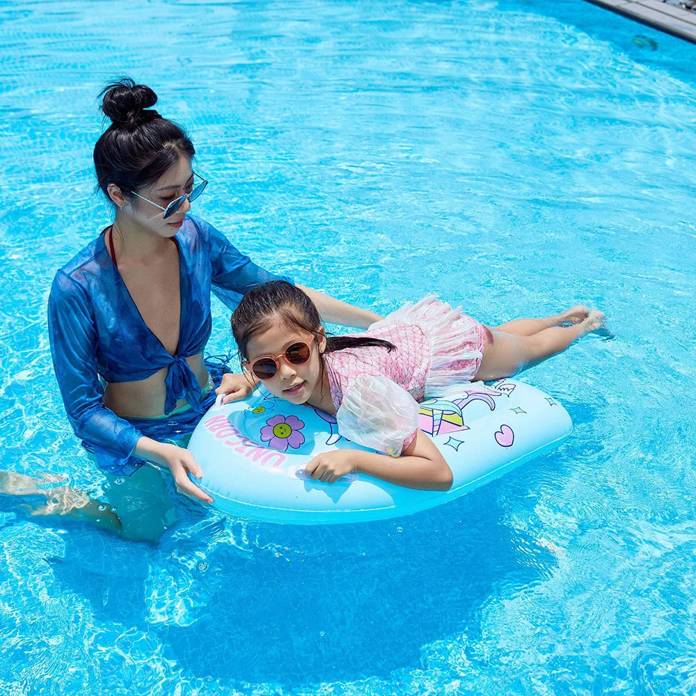 Rooxin Water Hammock Children Swim Ring Tube Water Inflatable Float For Kids Swimming Circle Pool Bathtub Water Play Swim Tube