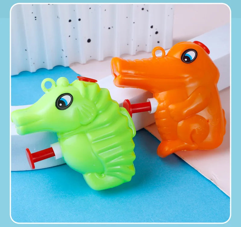 6-24PCS Water Toys Sand Beach Toys Mini Water Gun Cartoon Design Outdoor Game Summer Toys Sport Party Toys Gifts
