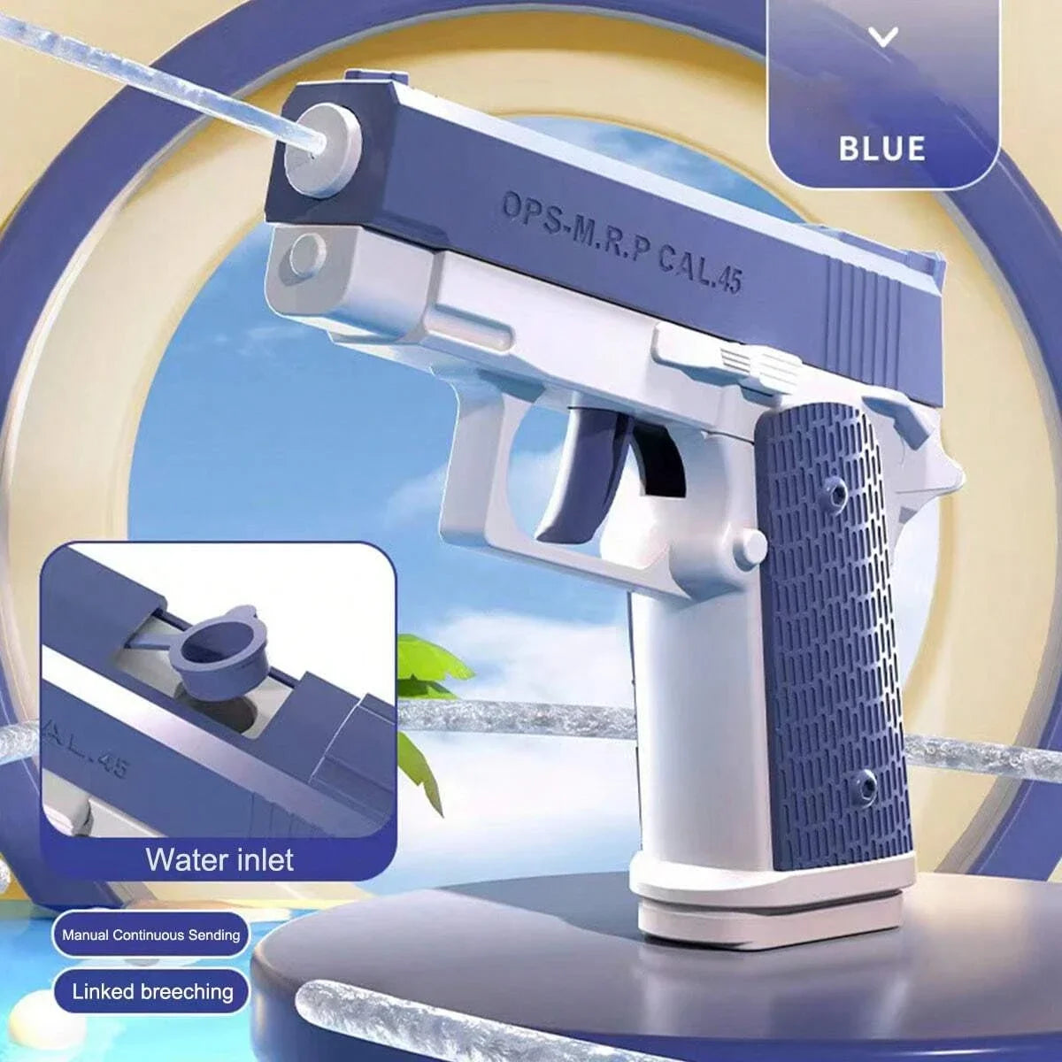 M1911 Water Guns Pistol Toy Squirt Guns, Summer Pool Beach Shooting Games Outdoor Toys, Water Blaster Pistol Boy Kids Adult Gift