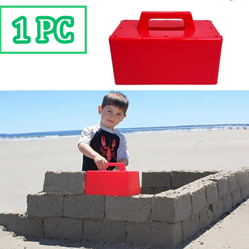 Children Snow Brick Mold Play Snow Tools Beach Toys Sandbox Castle Building Sand Brick Walls Molds Summer Outdoor Seaside Games