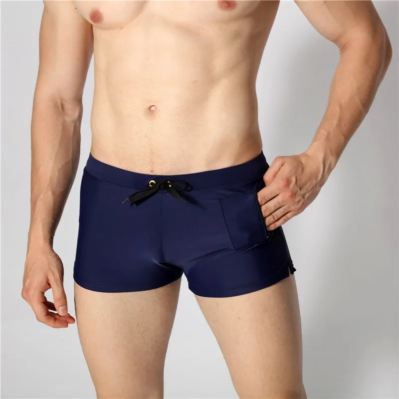 ALSOTO Swimwear Men Swimsuit Brand Shorts Mens Briefs Summer Swim Suit Sexy Mayo Sunga Beach Shorts Stroj Kapielowy Badpak