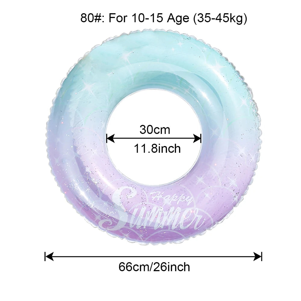 Starry Sky Swimming Ring for adults,Inflatable Pool floats beach toys,Tubes for floating for kids