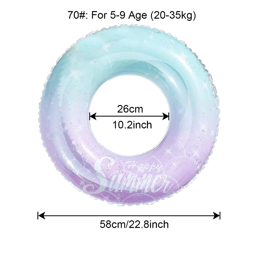 Starry Sky Swimming Ring for adults,Inflatable Pool floats beach toys,Tubes for floating for kids