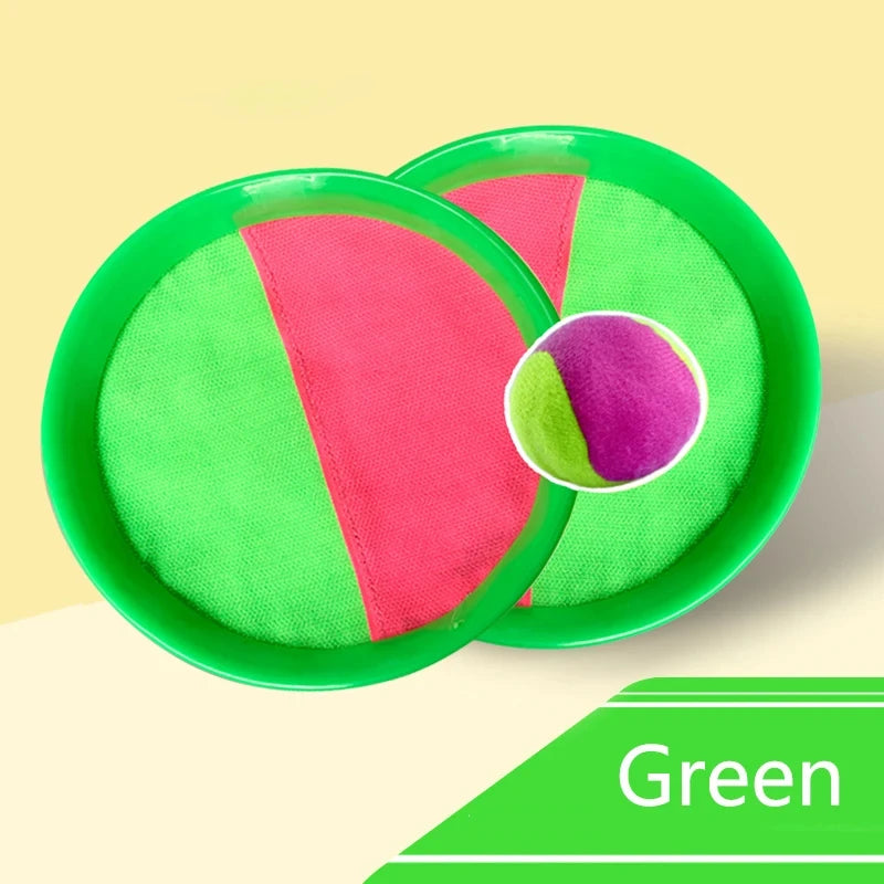 Self-Stick Disc Toss and Catch Ball Set Beach Toys Paddle Ball with 2 Paddles+1 Ball Outdoor Games for Backyards for Kids Adults