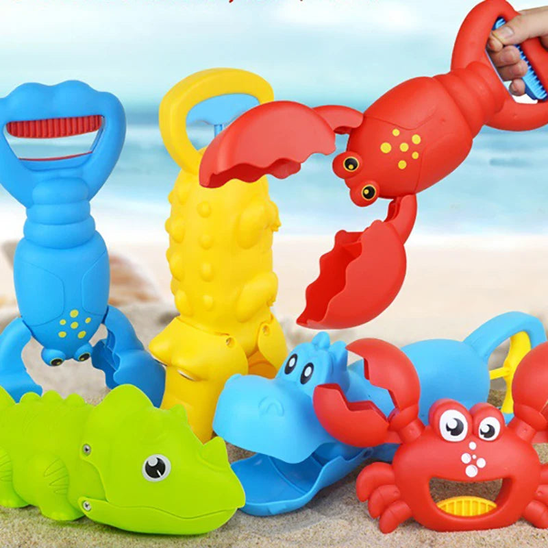 Animal Sand Grabber Baby Bath Beach Toys Sand Play Lobster Claw Beach Accessorie Snow Outdoor Summer Swim Pool Bathtub Kids Toys