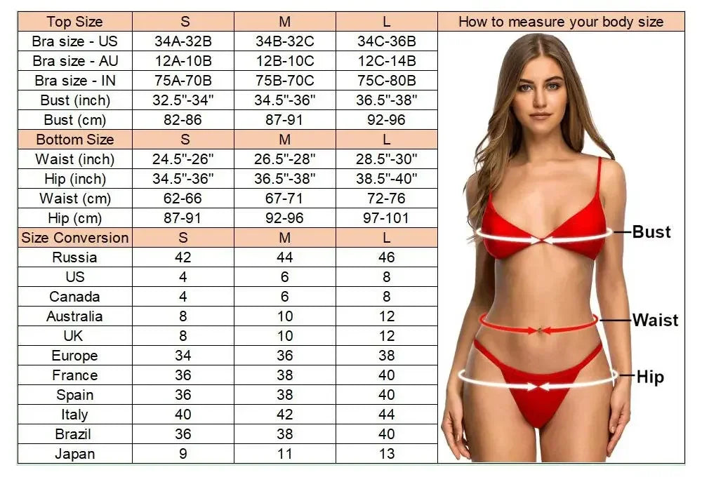 G-string Thong Brazilian Bikini Women Swimwear Female Swimsuit Two-pieces Bikini set Bather Brasil Flag Bathing Suit V6092