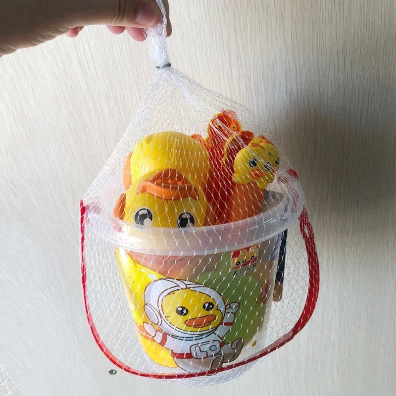 Summer Beach Set Toys For Kids Digging Sand Plastic Bucket Watering Bottle Shovels Children Beach Water Game Toys Tools