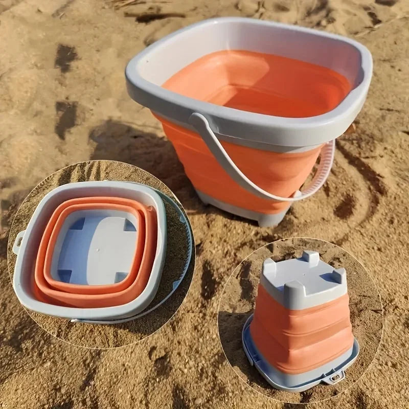 Kids Beach Sand Toys Set Beach Toys Sand Molds Beach Bucket Beach Shovel Tool Kit Sandbox Toys for Toddlers Outdoor Play Gift