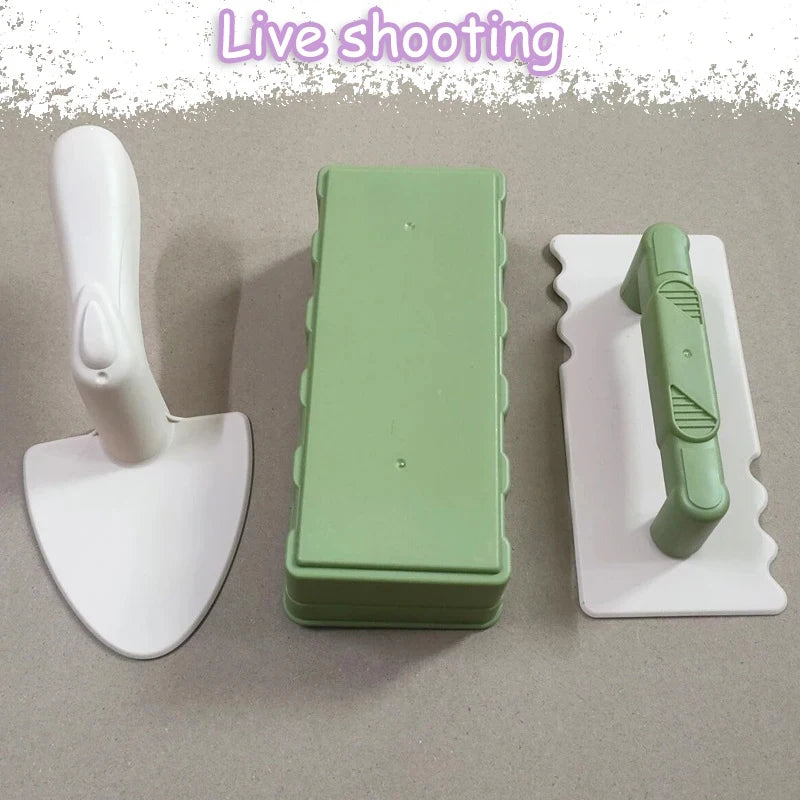 Children Snow Brick Mold Play Snow Tools Beach Toys Sandbox Castle Building Sand Brick Walls Molds Summer Outdoor Seaside Games
