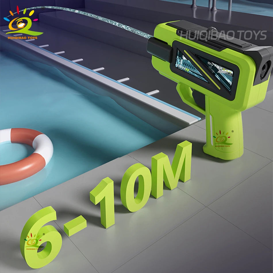 2025 Technology Transparent Water Gun Pistol Shooting Toy Automatic Summer Outdoor Play Water Sports Beach Toys For Adults Gift