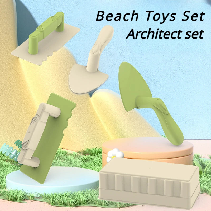 Beach Toys Set Shovel Digging Tools Beach Accessories Sand Box for Kid Outdoor Summer Baby Toys Snow Toy Family Interactive Prop