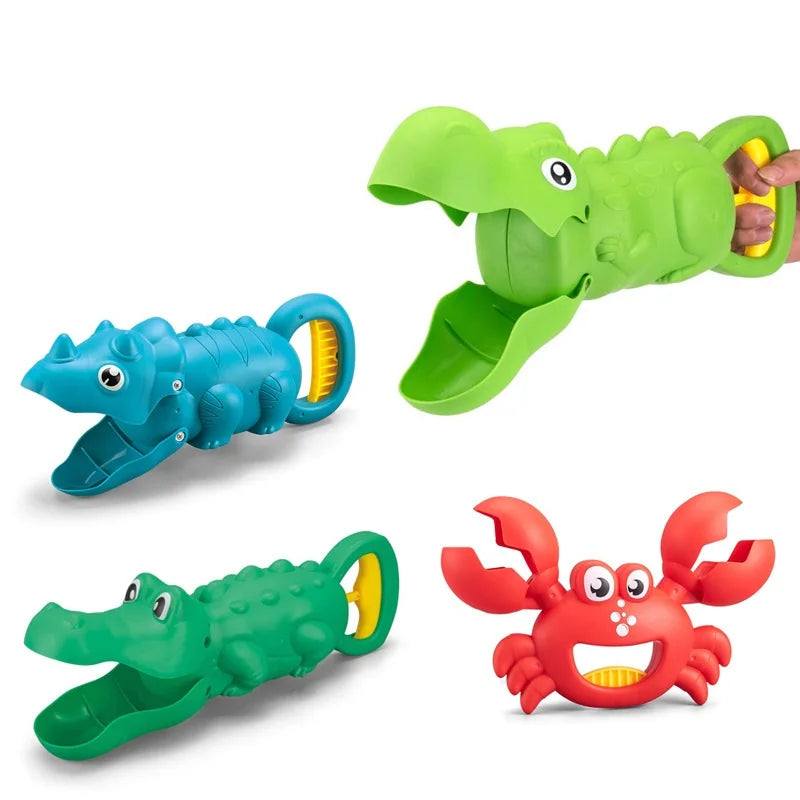 Summer Beach Toys for Children Sand Toys Kids Outdoor Plastic Sand Grabber Toy Claw Scoops for Sand Play Winter Snow Fight Games