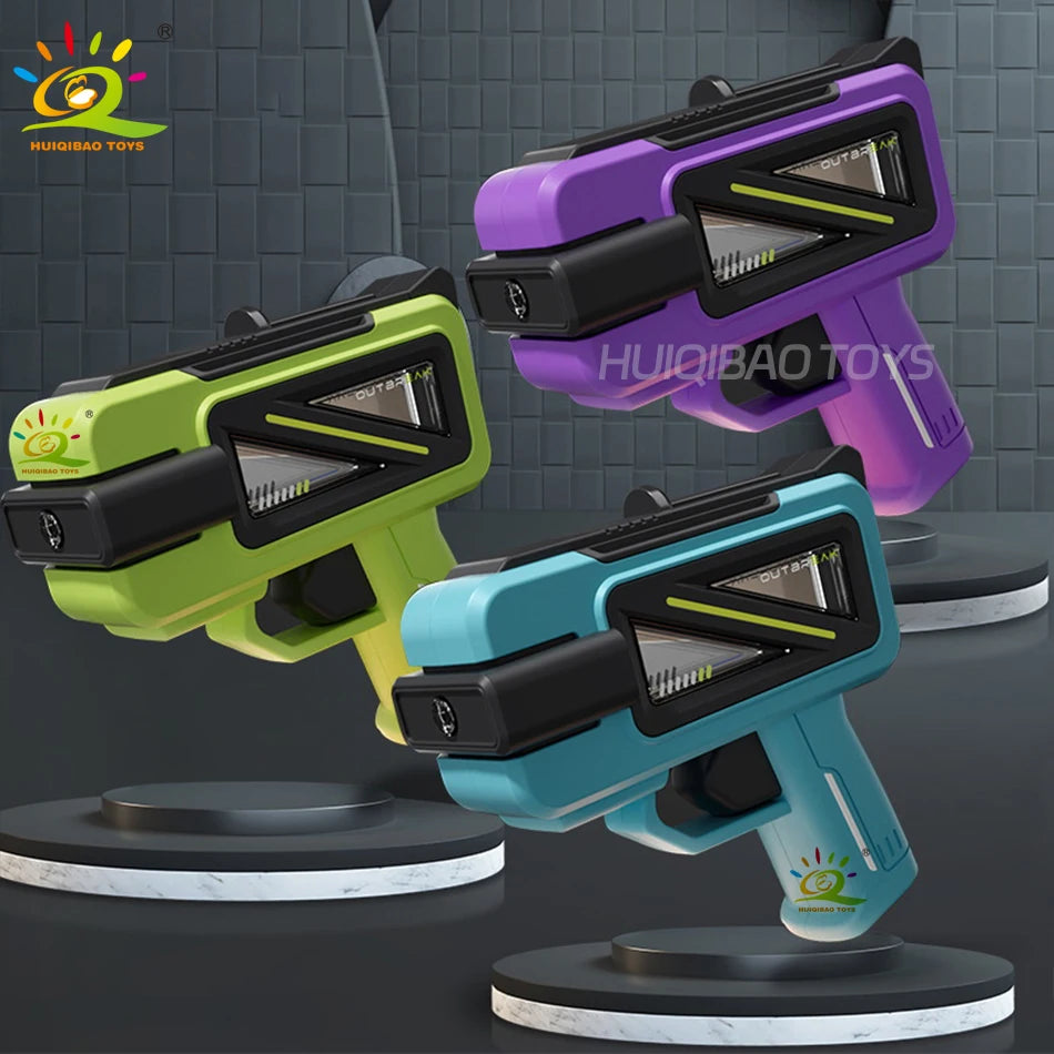 2025 Technology Transparent Water Gun Pistol Shooting Toy Automatic Summer Outdoor Play Water Sports Beach Toys For Adults Gift