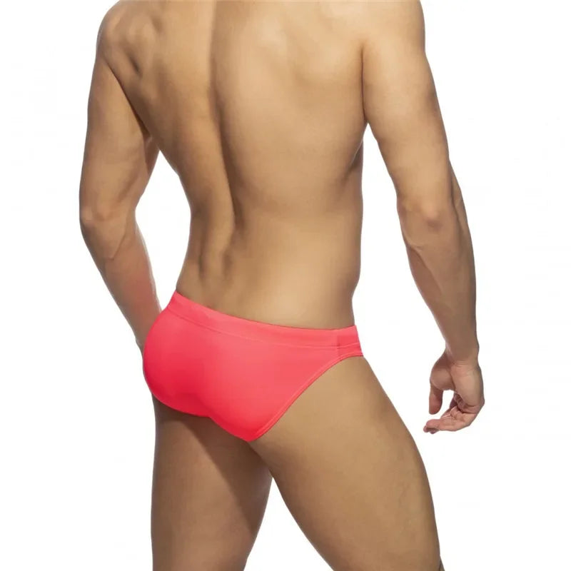 Solid Push up Men Neon Swim Bikni Brief Trunks Unerwear Sexy Swimwear Beach Surf Shorts Swimsuit Bathing Suit Sunga Panties