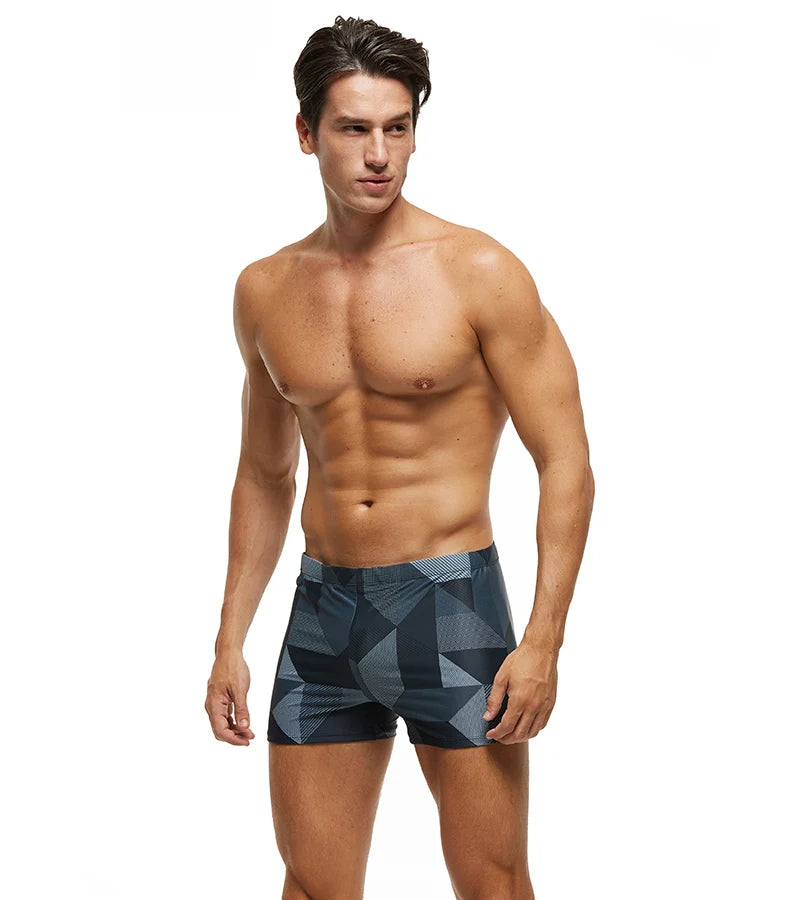 ESCATCH 2023 New Arrivals Men Swimwear Plus Size Fashion Printed Swimsuit Male High Quality Elastic Swim Trunks With Pad