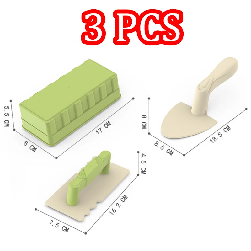 Children Snow Brick Mold Play Snow Tools Beach Toys Sandbox Castle Building Sand Brick Walls Molds Summer Outdoor Seaside Games