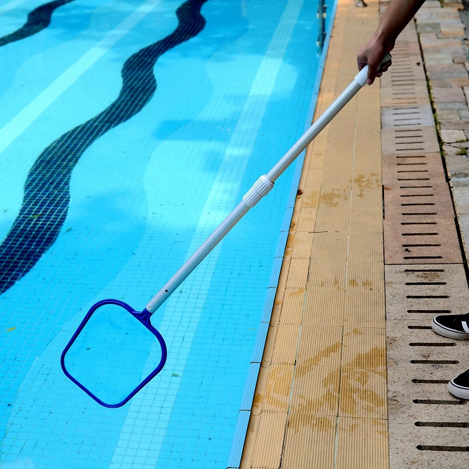 Leaf Rake Mesh Frame Net Skimmer Cleaner Swimming Pool Spa Tool