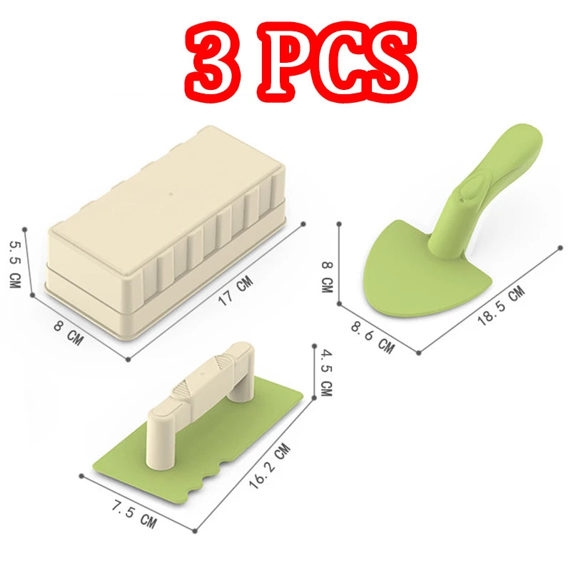 Children Snow Brick Mold Play Snow Tools Beach Toys Sandbox Castle Building Sand Brick Walls Molds Summer Outdoor Seaside Games