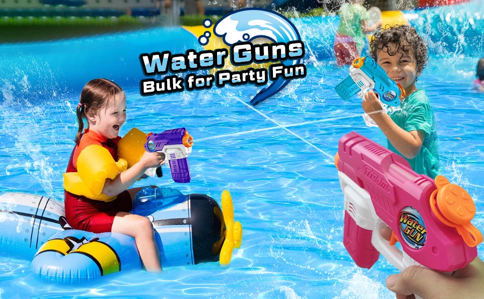 Children Outdoor Beach Toys Kids Summer Beach Water Gun Seaside Natatorium Square Drifting Water Pistol Squirt Toys 300ml