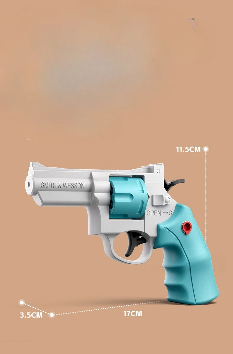 Revolver Water Gun Mechanical Continuous Water Gun Toy Outdoor Water and Beach Toys Kids Holiday Gifts