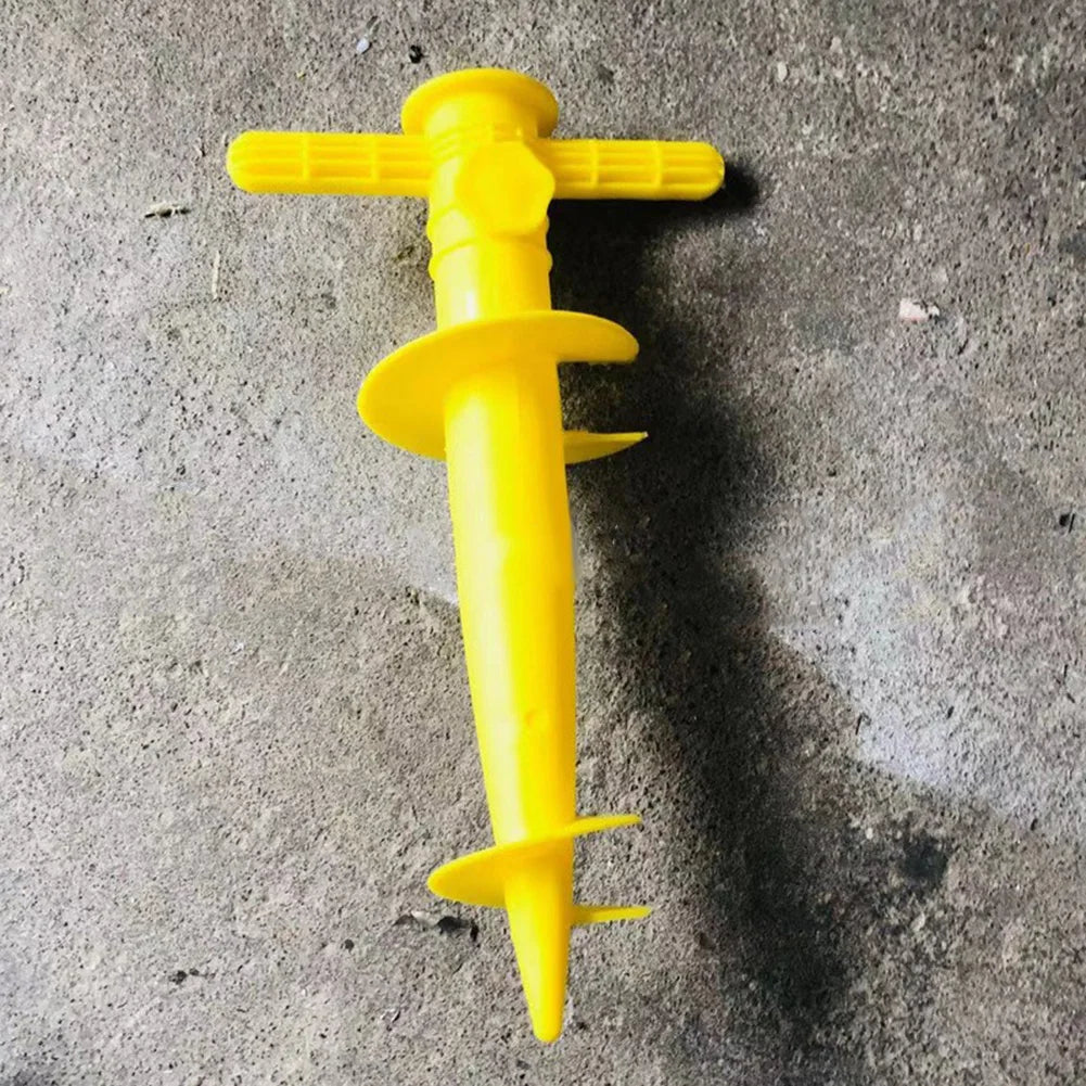 1PC Umbrella Base Adjustable Plastic Sun Beach Patio Sand Ground Fixing Tools Anchor Stand Spike Auger Keep Holder Garden Access