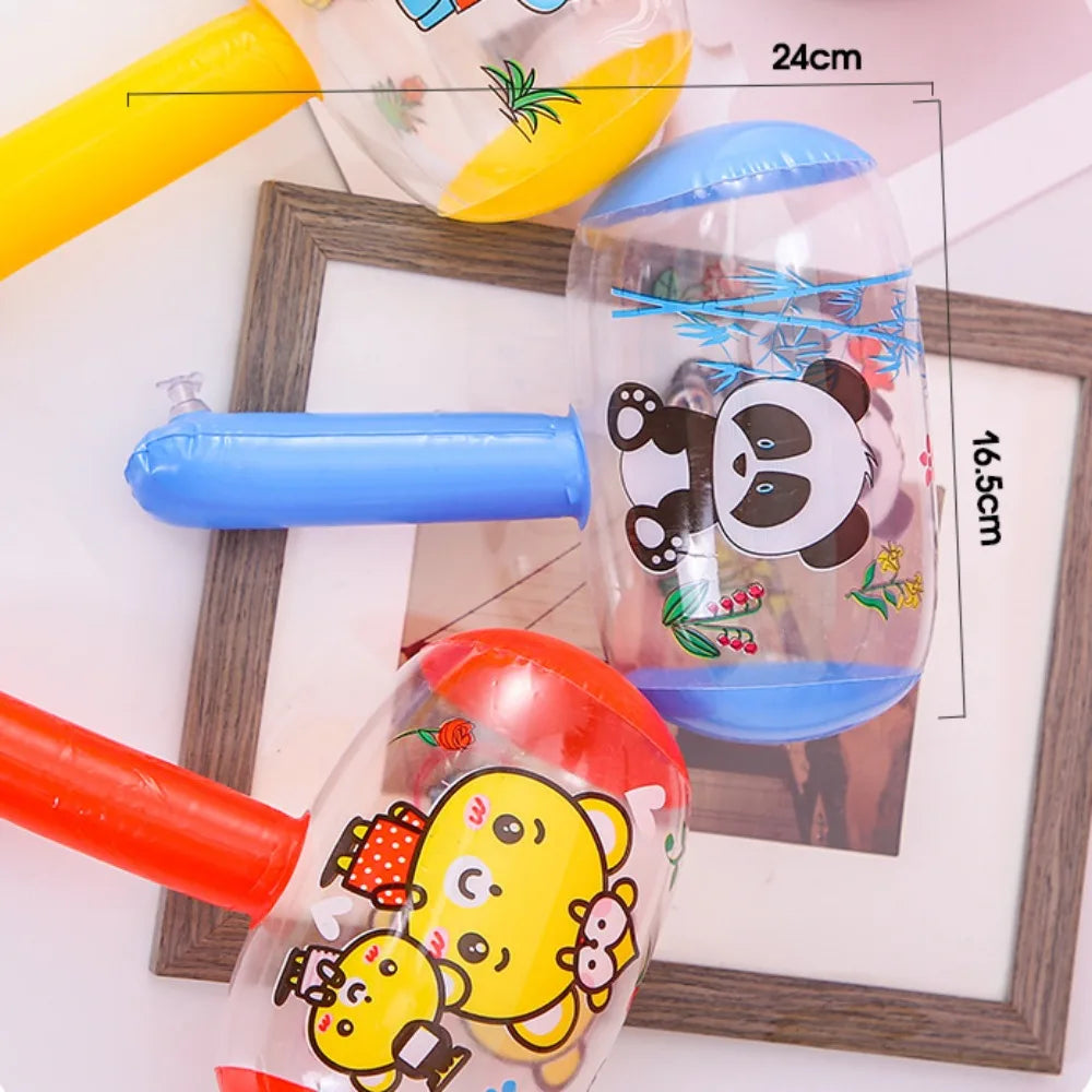 6/12 Pcs Cartoon Inflatable Hammer with Bell Pool Beach Toys Kids Birthday Party Favors Baby Shower Pinata Fillers Treasure Box