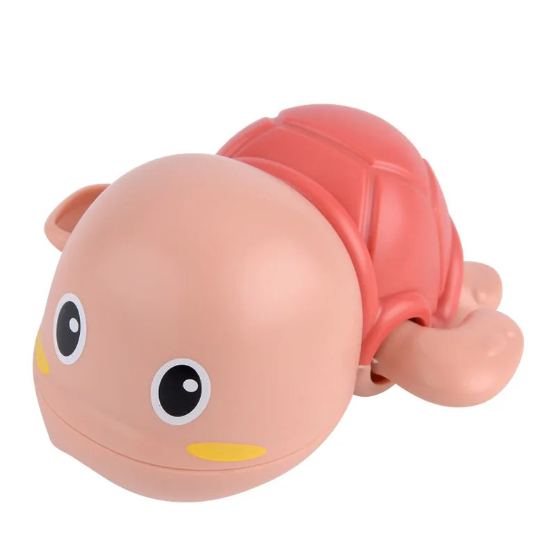 Baby Bath Toys Toddler Bathing Tortoise Cute Swimming Turtle Pool Beach Classic Chain Clockwork Water Toy For Kids Water Playing