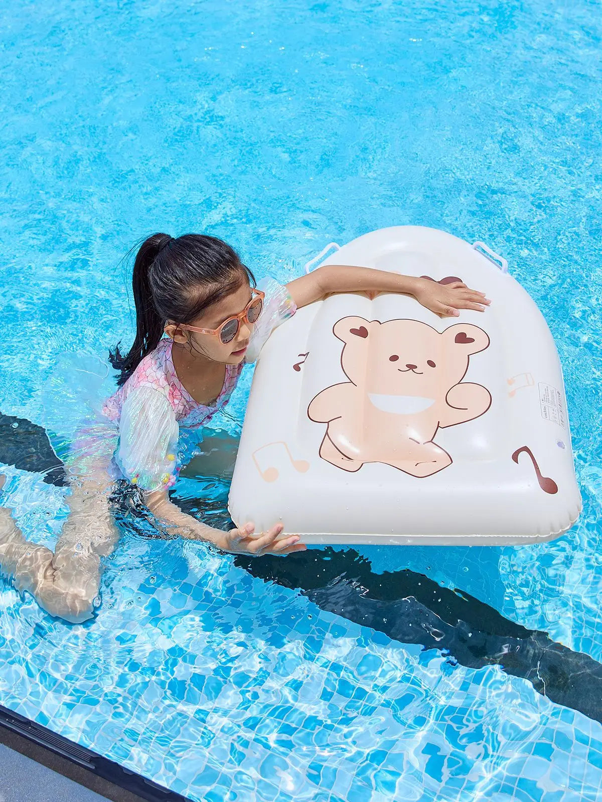 Rooxin Water Hammock Children Swim Ring Tube Water Inflatable Float For Kids Swimming Circle Pool Bathtub Water Play Swim Tube