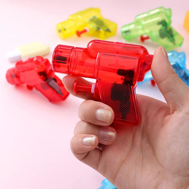 6Pcs Mini Spray Water Guns Outdoor Game Hawaii Beach Toys for Kids Birthday Summer Pool Party Favors Baby Shower Pinata Fillers